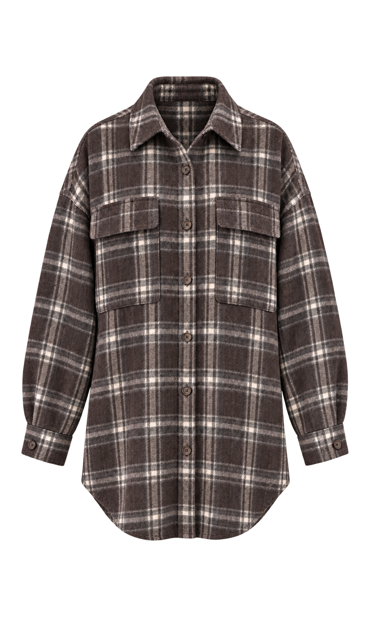 Oversized Check Overshirt