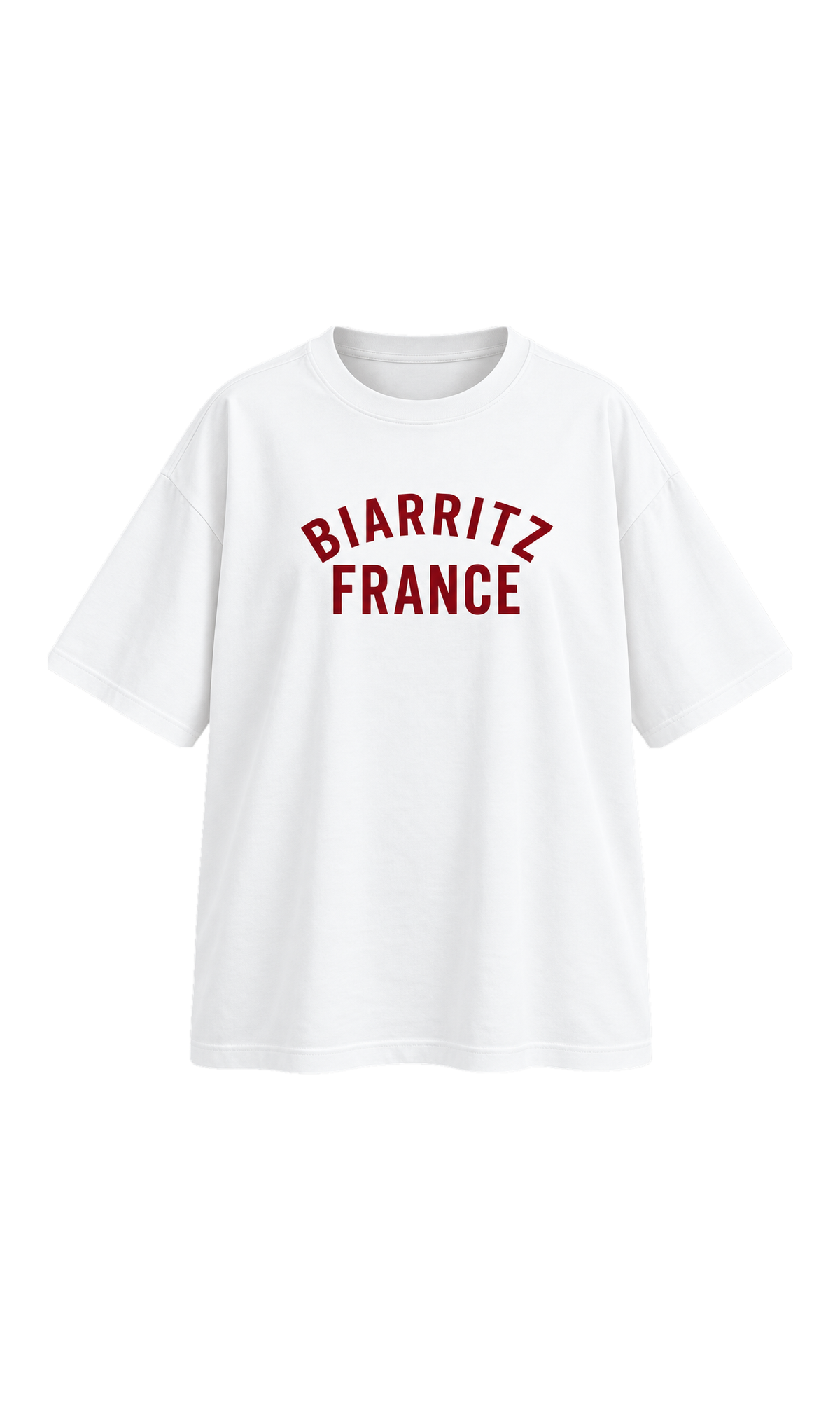Oversized Biarritz Graphic Cotton Tee