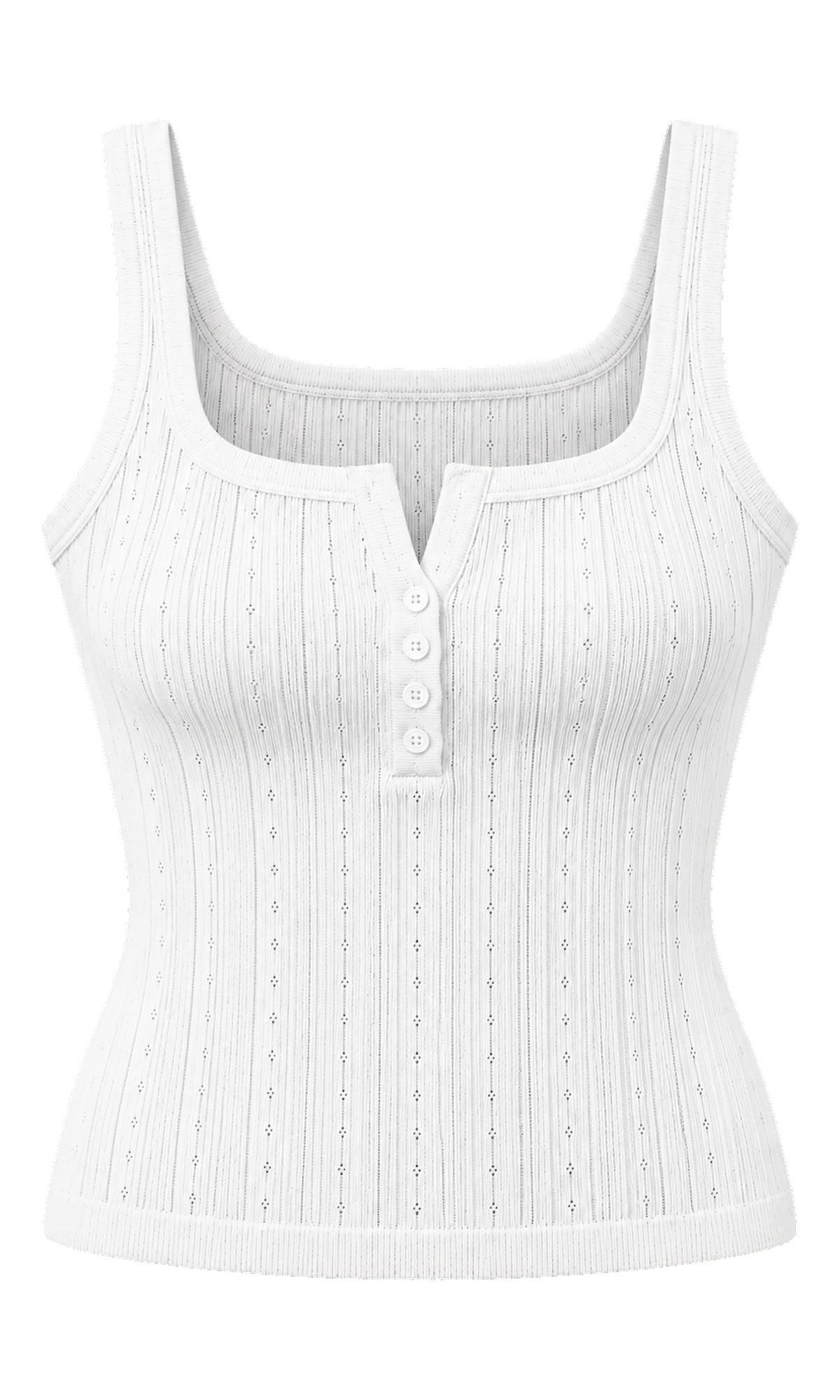 Button-Notch Ribbed Tank