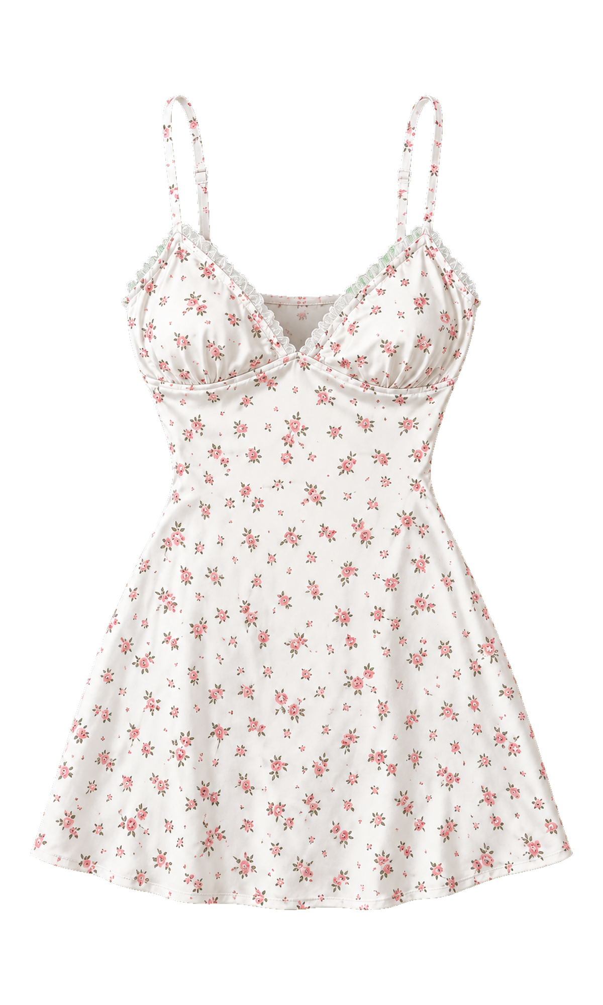 Ditsy Floral Ruffle Mini Dress