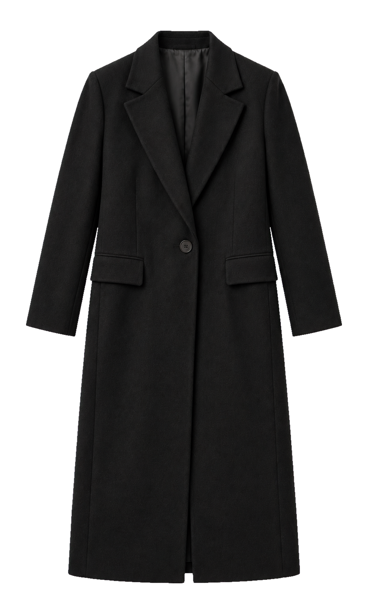Long Single-Breasted Coat