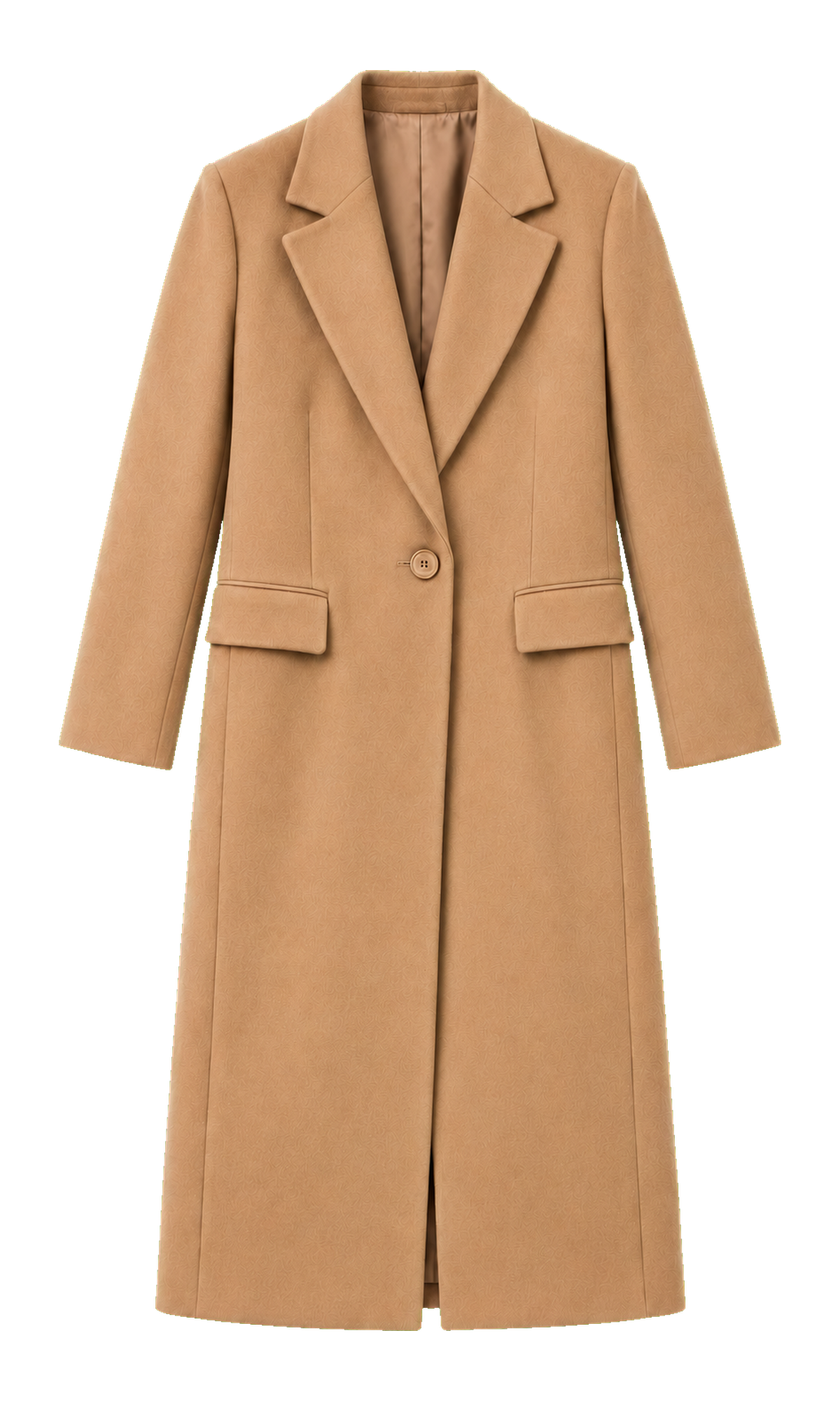 Long Single-Breasted Coat