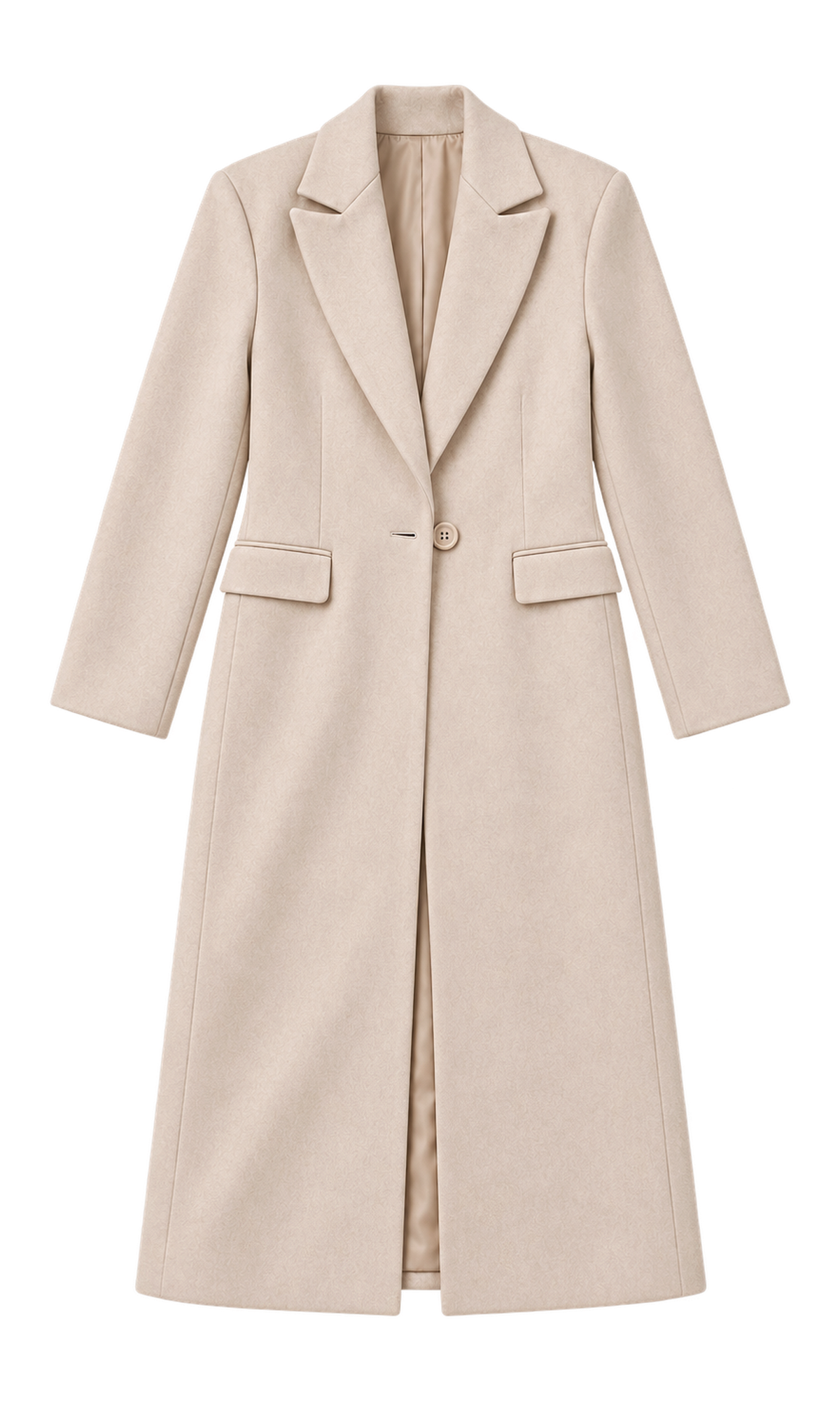 Long Single-Breasted Coat