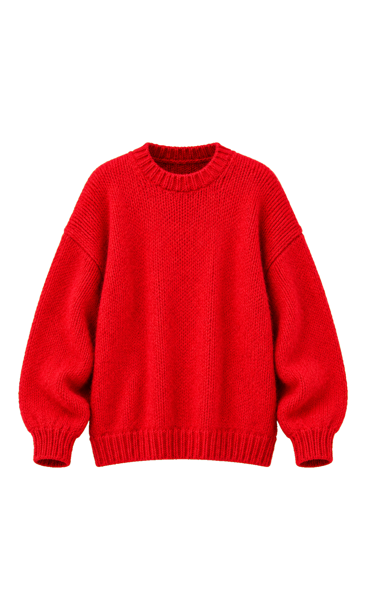 Oversized Crew-Neck Sweater
