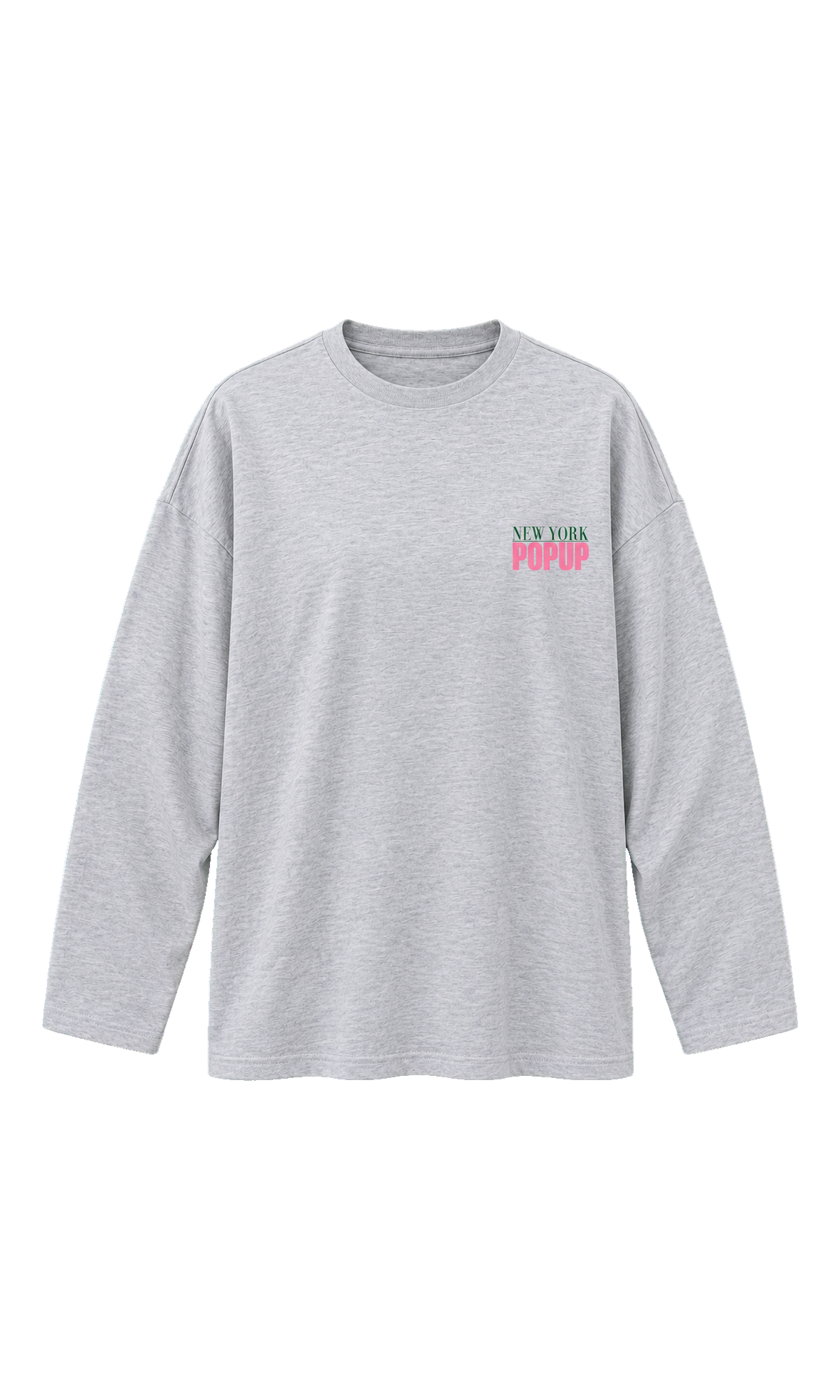 Oversized New York Graphic Long-Sleeve Tee
