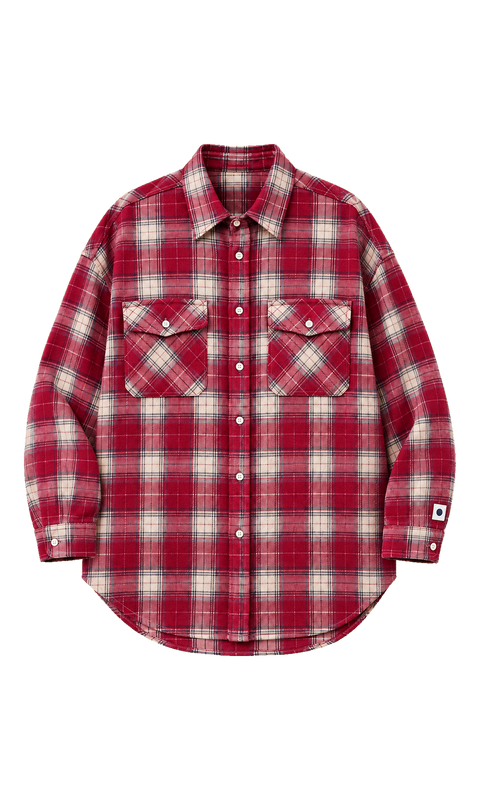Oversized Check Overshirt