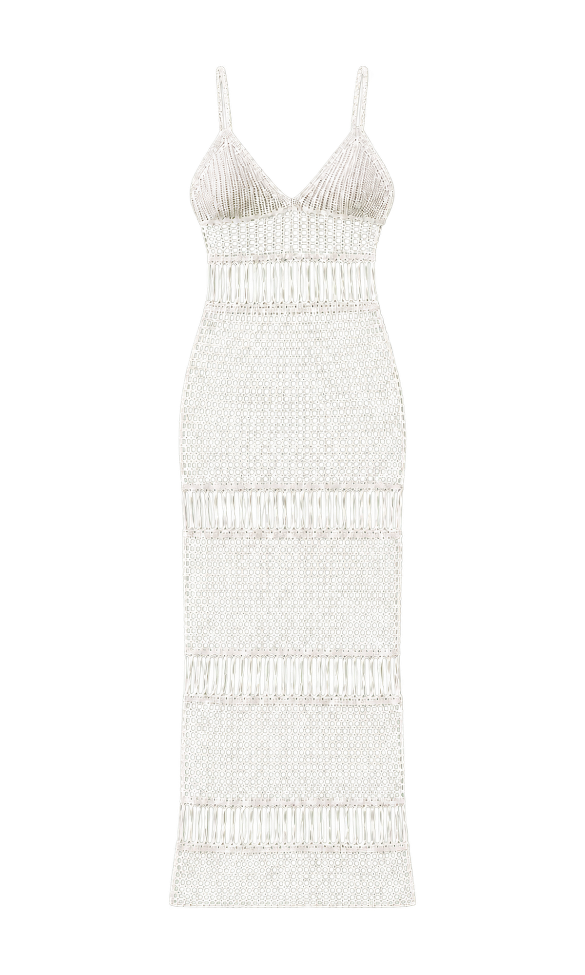Strappy Openwork Maxi Dress