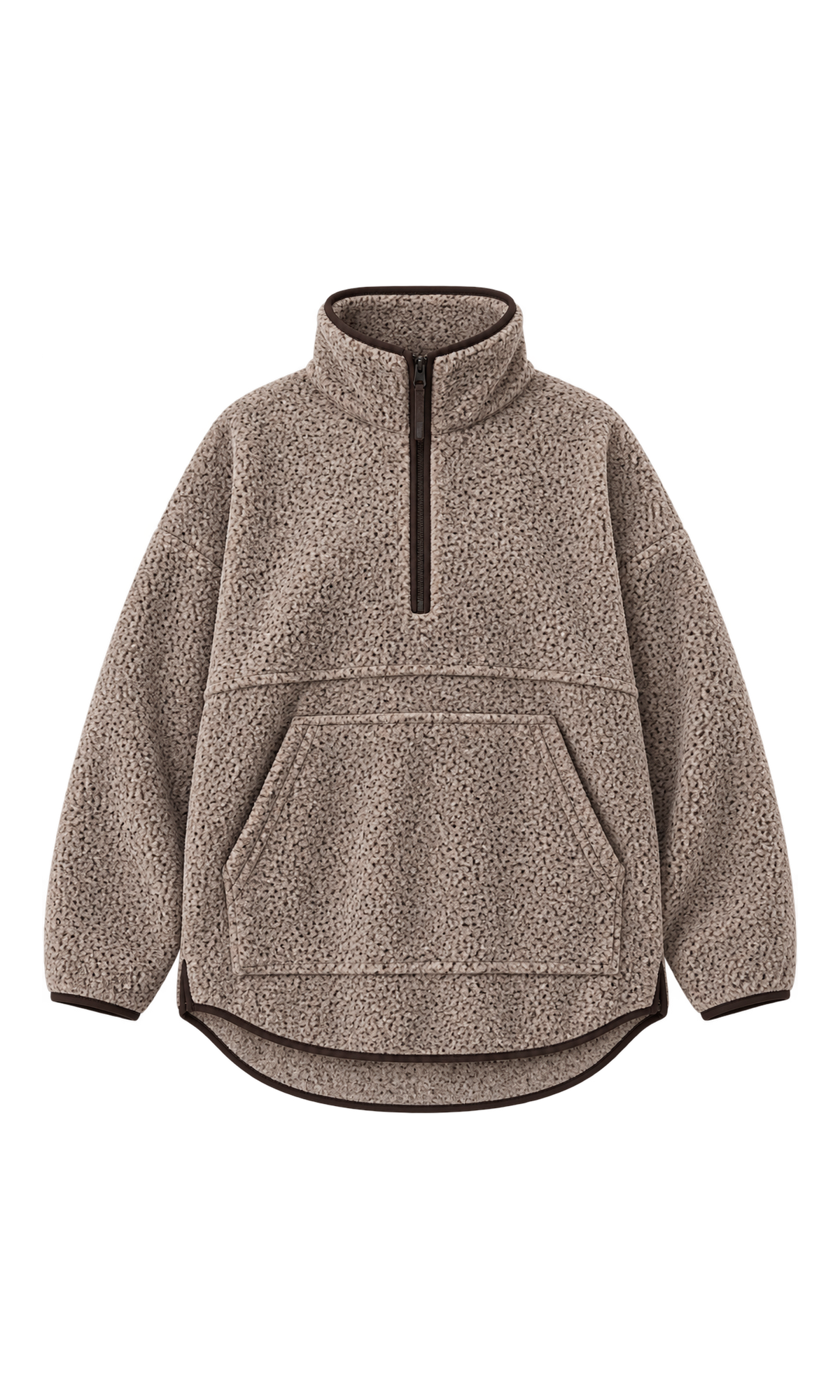Speckled Quarter-Zip Pullover