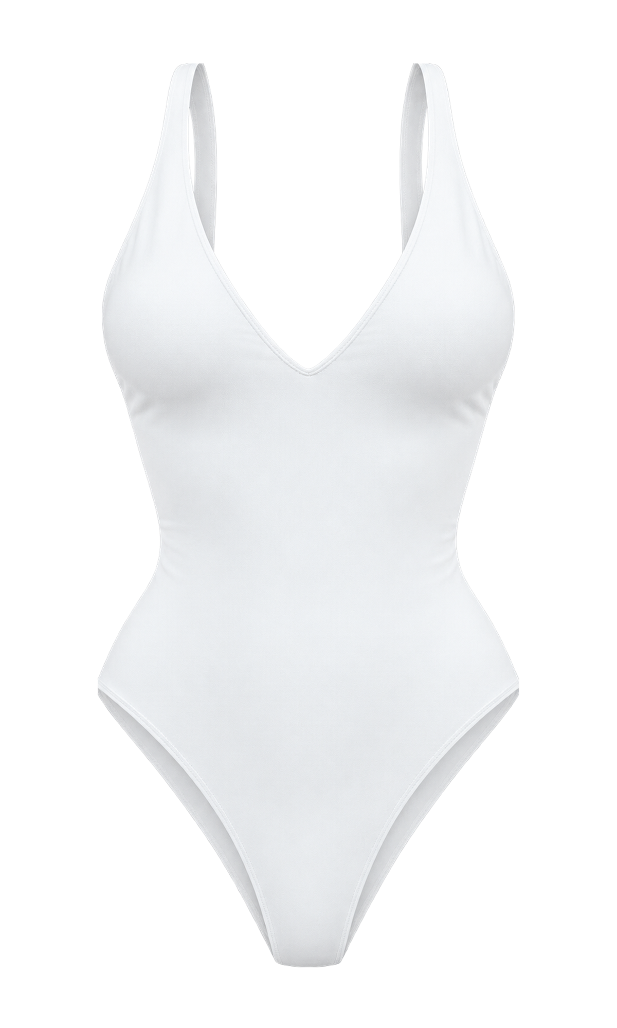 Ribbed Plunge Bodysuit with Crossed Back Straps