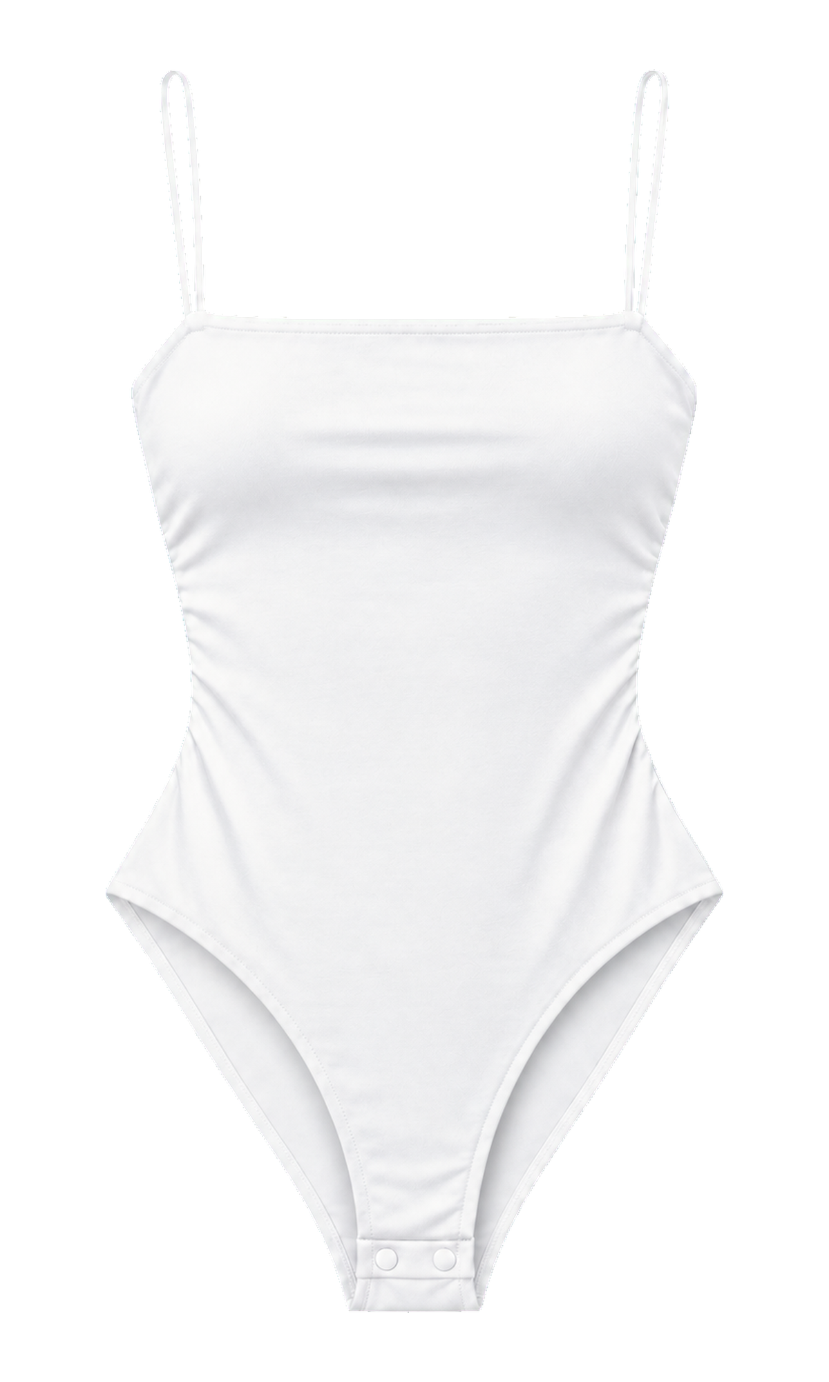 Straight-Neck Cami Bodysuit
