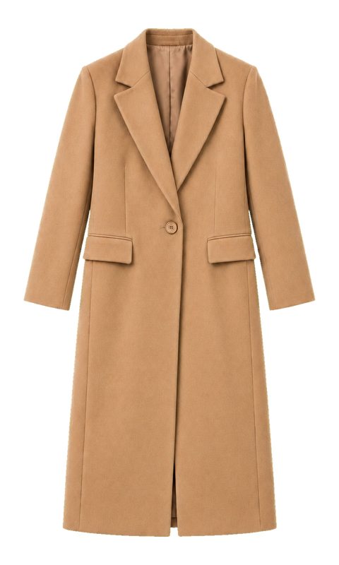 Long Single-Breasted Coat