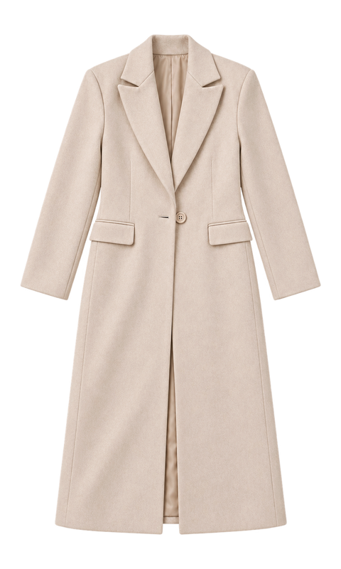 Long Single-Breasted Coat