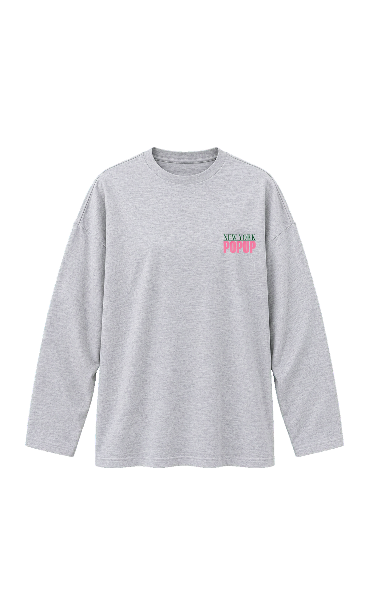 Oversized New York Graphic Long-Sleeve Tee